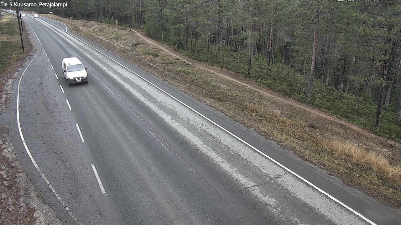 Kelikamerat Kuva Tie 5 Kuusamo, Petäjälampi, Kuusamo, Pohjois-Pohjanmaa