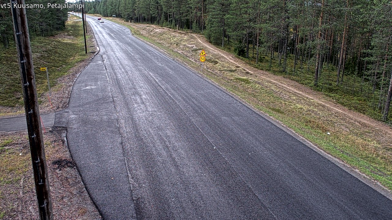 Kelikamerat Kuva Tie 5 Kuusamo, Petäjälampi, Kuusamo, Pohjois-Pohjanmaa