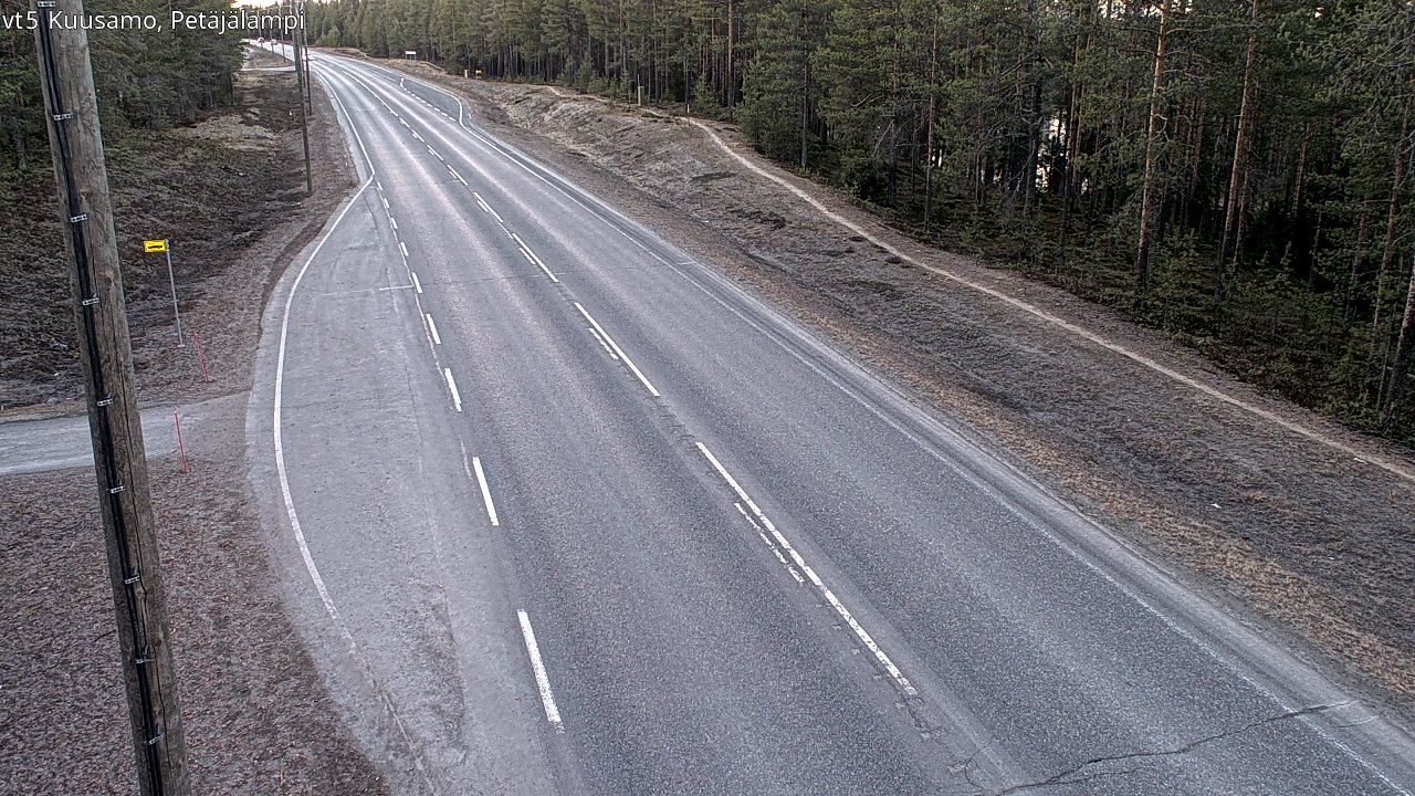 Kelikamerat Kuva Tie 5 Kuusamo, Petäjälampi, Kuusamo, Pohjois-Pohjanmaa