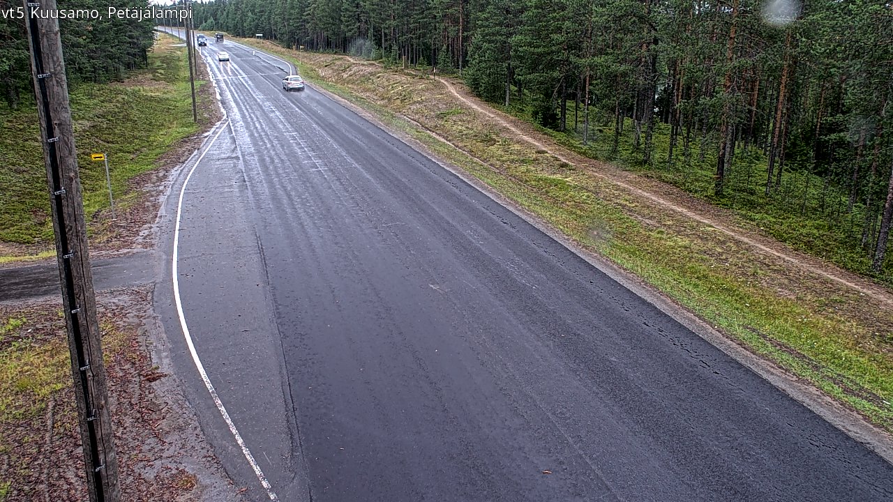 Kelikamerat Kuva Tie 5 Kuusamo, Petäjälampi, Kuusamo, Pohjois-Pohjanmaa