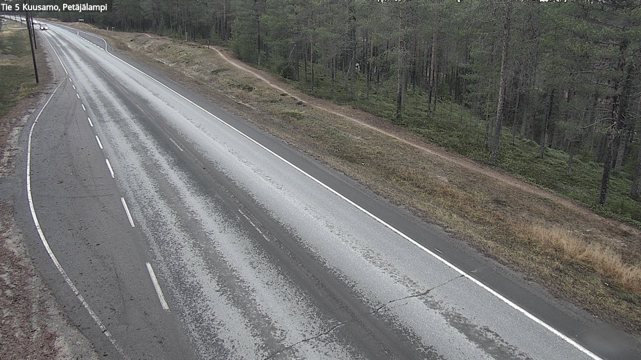 Kelikamerat Kuva Tie 5 Kuusamo, Petäjälampi, Kuusamo, Pohjois-Pohjanmaa