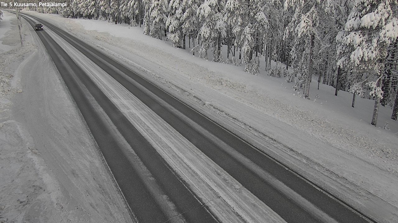 Kelikamerat Kuva Tie 5 Kuusamo, Petäjälampi, Kuusamo, Pohjois-Pohjanmaa