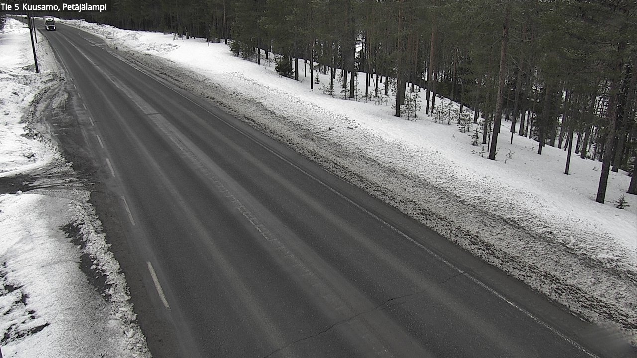 Kelikamerat Kuva Tie 5 Kuusamo, Petäjälampi, Kuusamo, Pohjois-Pohjanmaa