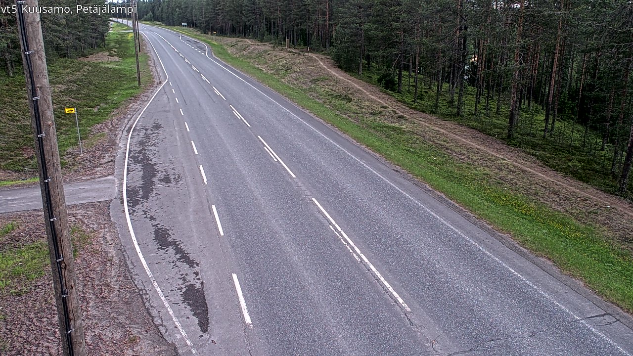 Kelikamerat Kuva Tie 5 Kuusamo, Petäjälampi, Kuusamo, Pohjois-Pohjanmaa