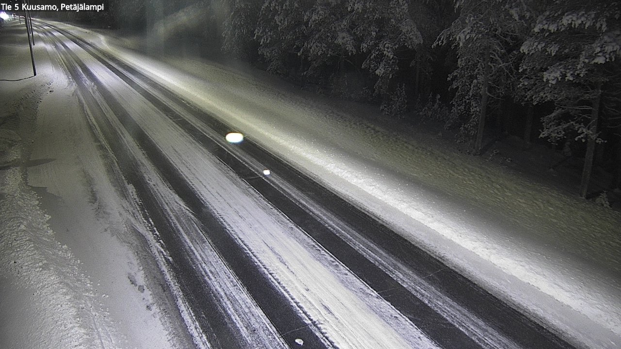 Weather Camera Image Road 5 Kuusamo, Petäjälampi, Kuusamo, Pohjois-Pohjanmaa