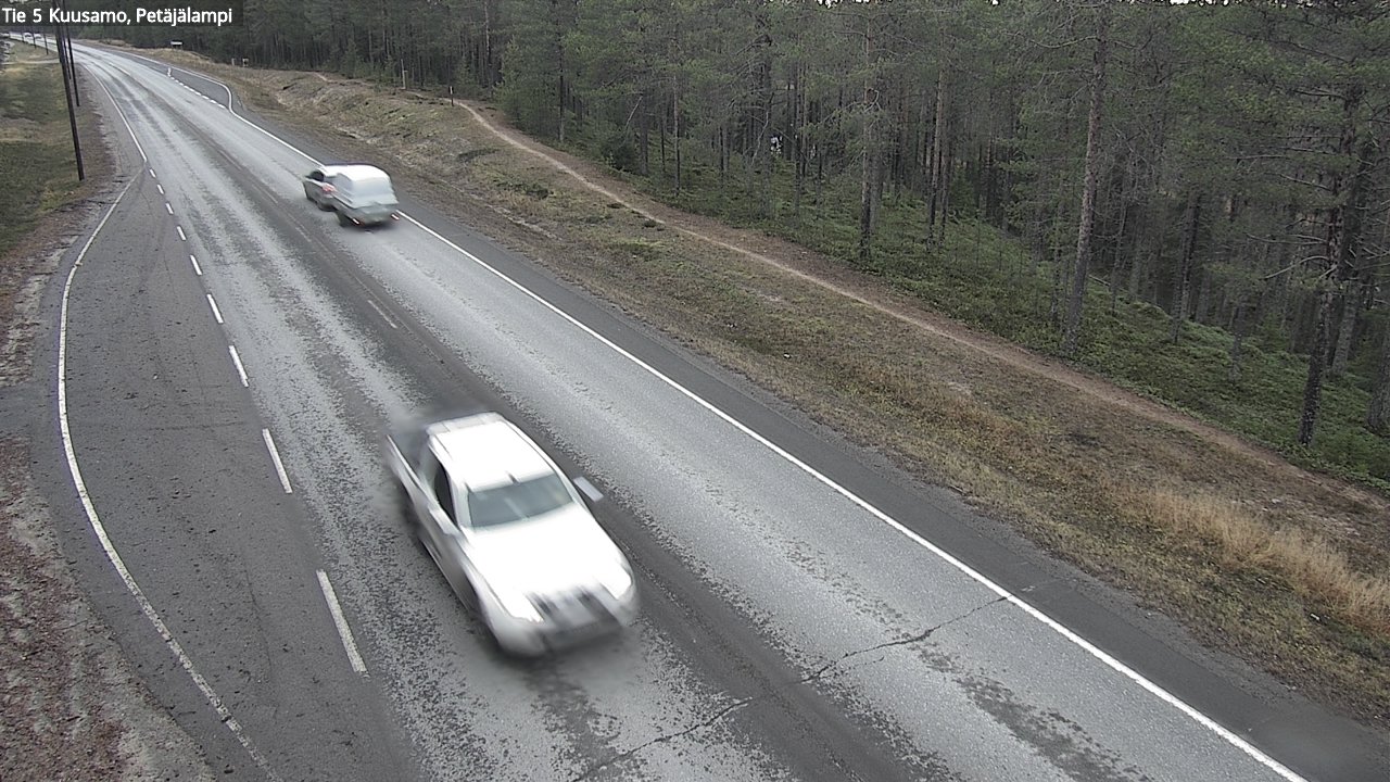 Kelikamerat Kuva Tie 5 Kuusamo, Petäjälampi, Kuusamo, Pohjois-Pohjanmaa