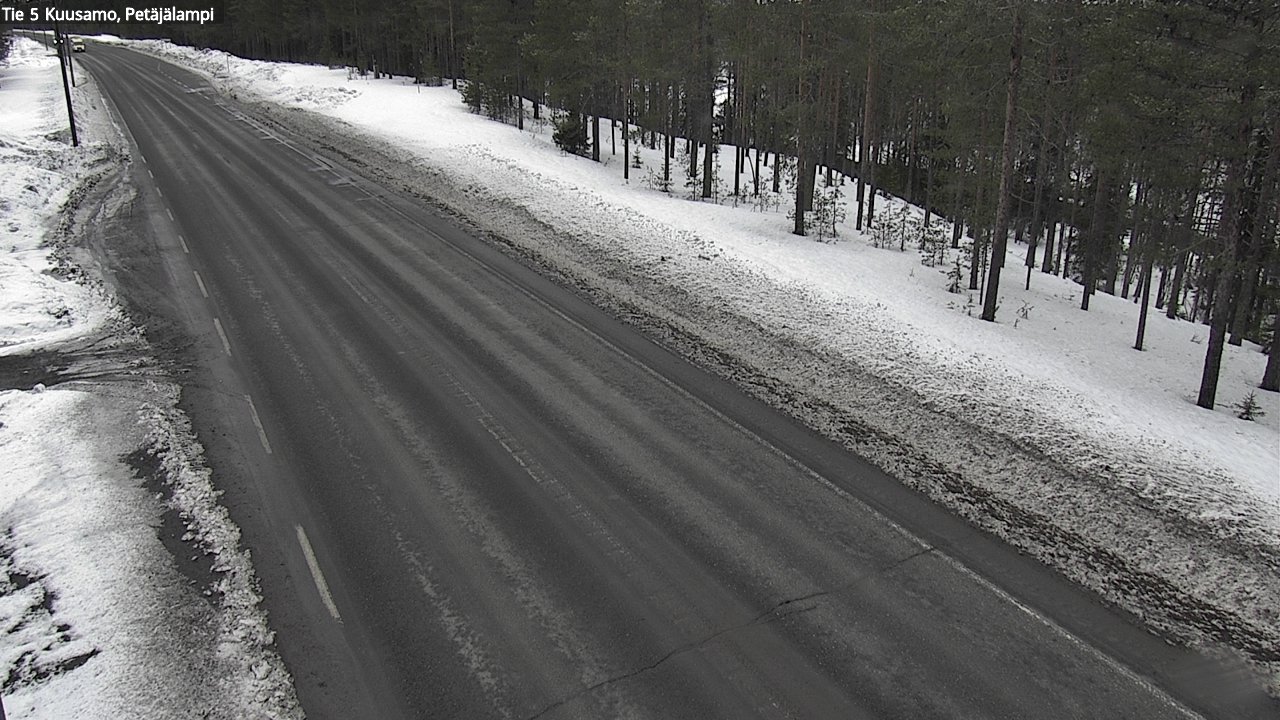 Kelikamerat Kuva Tie 5 Kuusamo, Petäjälampi, Kuusamo, Pohjois-Pohjanmaa