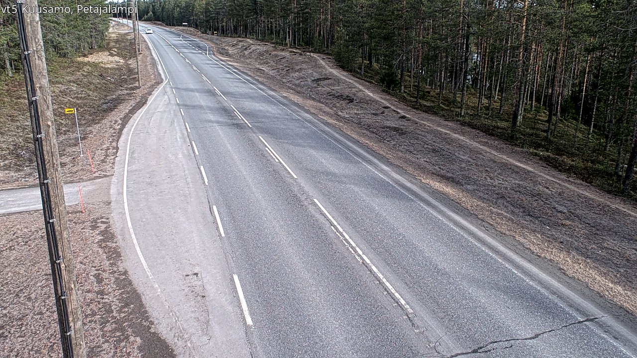 Kelikamerat Kuva Tie 5 Kuusamo, Petäjälampi, Kuusamo, Pohjois-Pohjanmaa