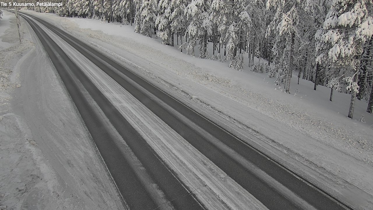 Kelikamerat Kuva Tie 5 Kuusamo, Petäjälampi, Kuusamo, Pohjois-Pohjanmaa
