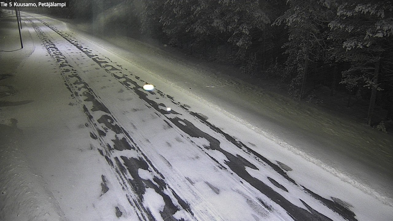 Kelikamerat Kuva Tie 5 Kuusamo, Petäjälampi, Kuusamo, Pohjois-Pohjanmaa