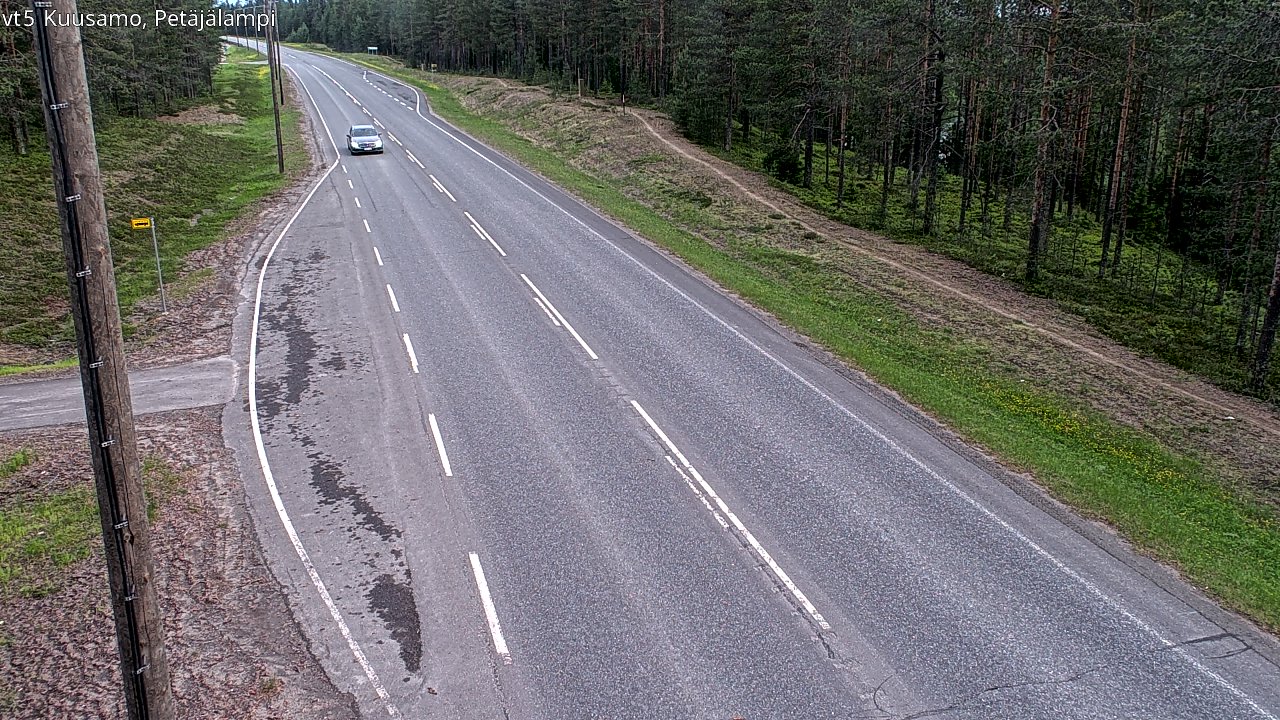 Kelikamerat Kuva Tie 5 Kuusamo, Petäjälampi, Kuusamo, Pohjois-Pohjanmaa