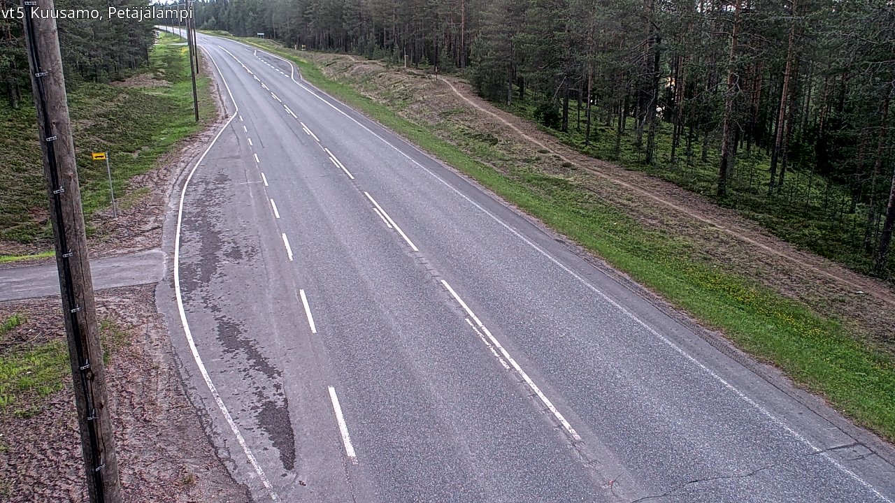 Kelikamerat Kuva Tie 5 Kuusamo, Petäjälampi, Kuusamo, Pohjois-Pohjanmaa
