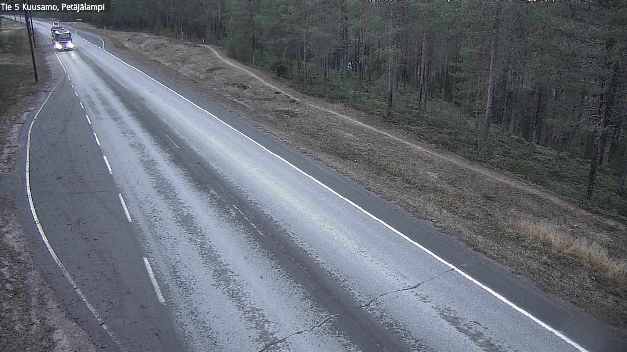 Kelikamerat Kuva Tie 5 Kuusamo, Petäjälampi, Kuusamo, Pohjois-Pohjanmaa