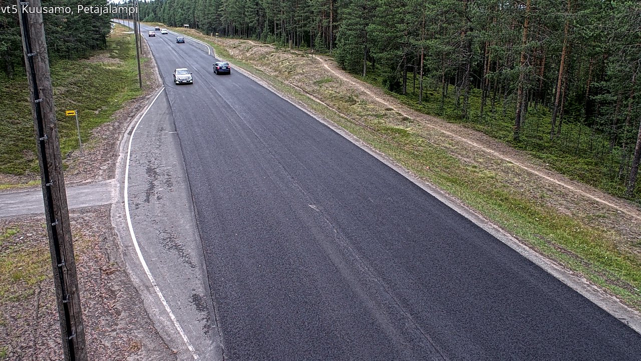 Kelikamerat Kuva Tie 5 Kuusamo, Petäjälampi, Kuusamo, Pohjois-Pohjanmaa