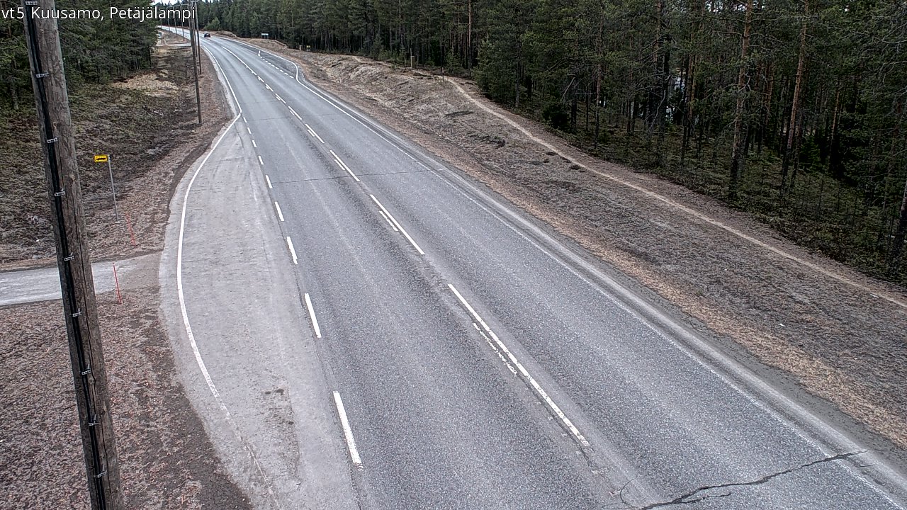 Kelikamerat Kuva Tie 5 Kuusamo, Petäjälampi, Kuusamo, Pohjois-Pohjanmaa
