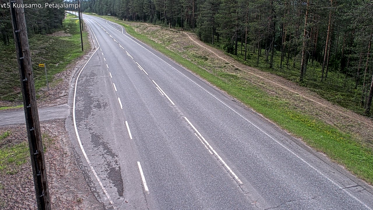 Kelikamerat Kuva Tie 5 Kuusamo, Petäjälampi, Kuusamo, Pohjois-Pohjanmaa