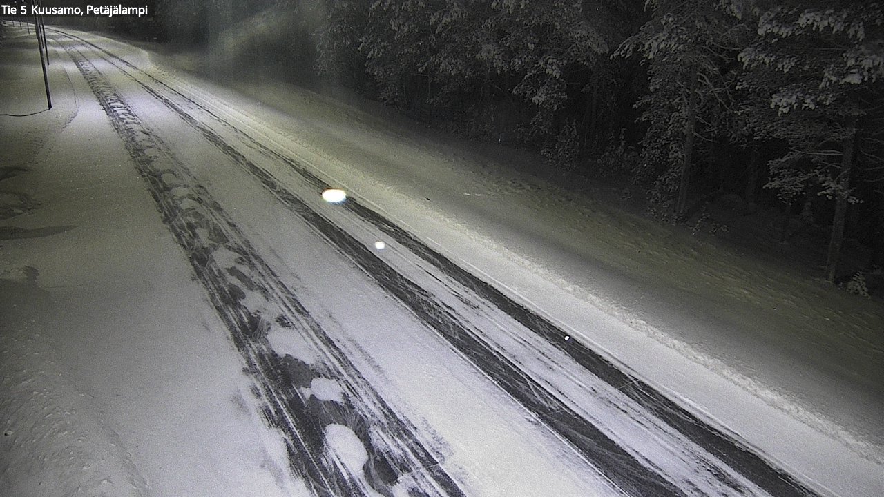 Kelikamerat Kuva Tie 5 Kuusamo, Petäjälampi, Kuusamo, Pohjois-Pohjanmaa