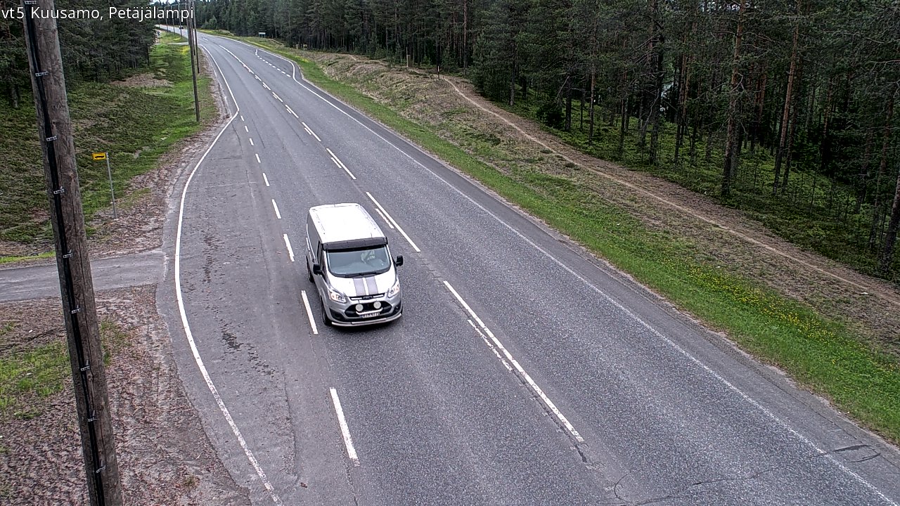Kelikamerat Kuva Tie 5 Kuusamo, Petäjälampi, Kuusamo, Pohjois-Pohjanmaa