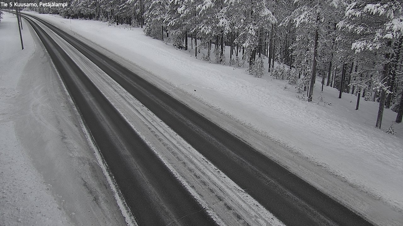 Kelikamerat Kuva Tie 5 Kuusamo, Petäjälampi, Kuusamo, Pohjois-Pohjanmaa