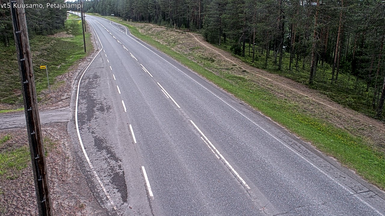 Kelikamerat Kuva Tie 5 Kuusamo, Petäjälampi, Kuusamo, Pohjois-Pohjanmaa