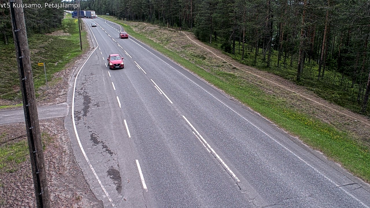 Kelikamerat Kuva Tie 5 Kuusamo, Petäjälampi, Kuusamo, Pohjois-Pohjanmaa