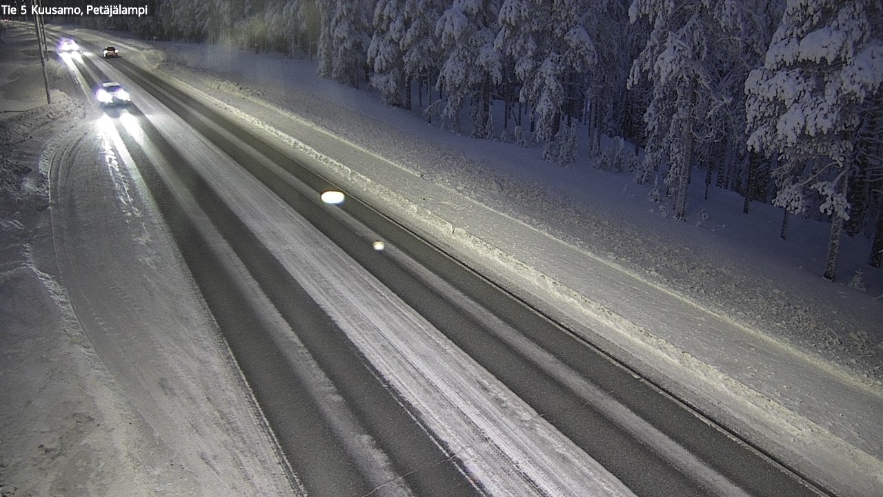 Kelikamerat Kuva Tie 5 Kuusamo, Petäjälampi, Kuusamo, Pohjois-Pohjanmaa