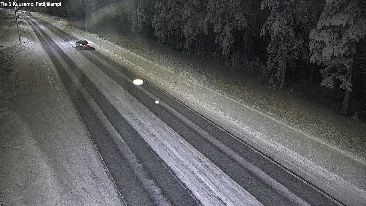 Weather Camera Image Road 5 Kuusamo, Petäjälampi, Kuusamo, Pohjois-Pohjanmaa