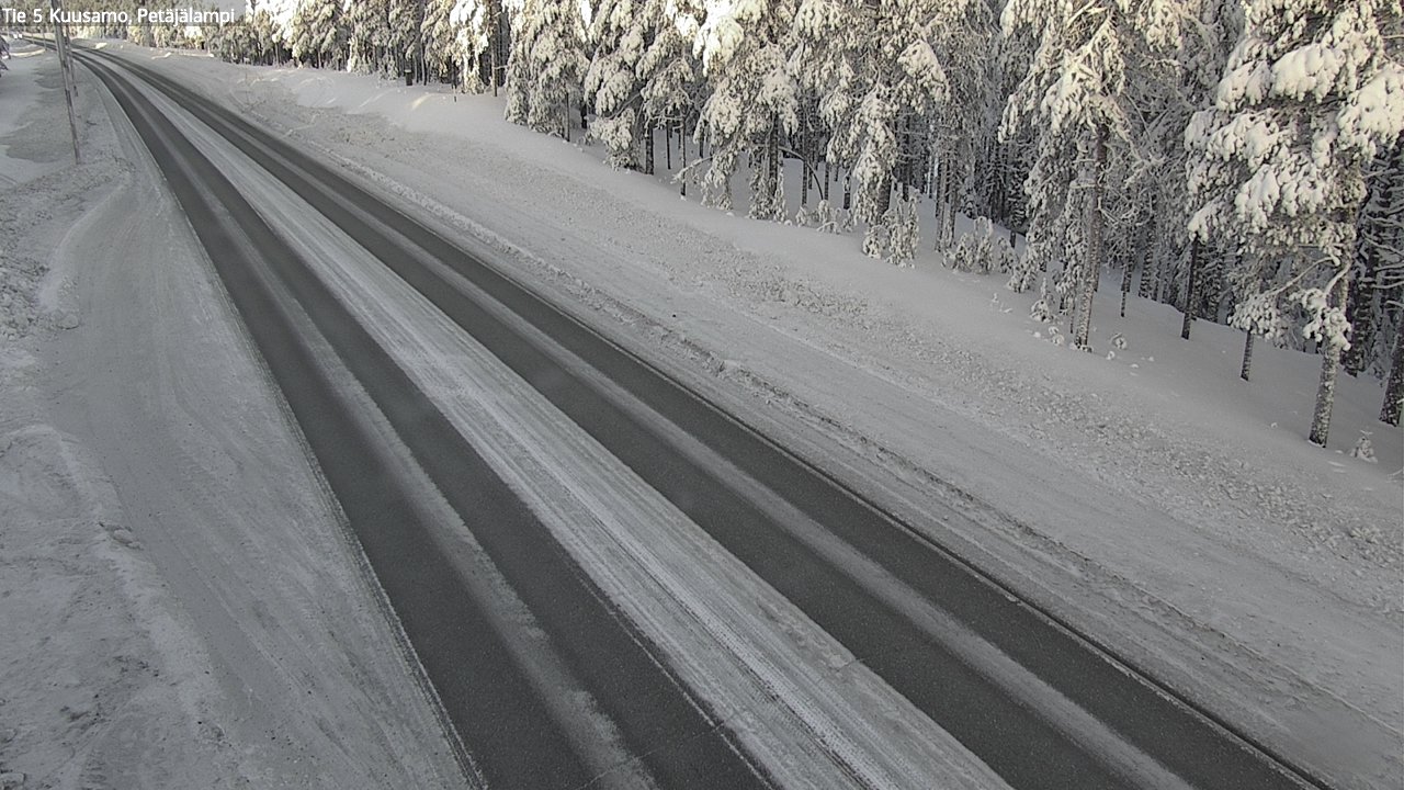 Kelikamerat Kuva Tie 5 Kuusamo, Petäjälampi, Kuusamo, Pohjois-Pohjanmaa