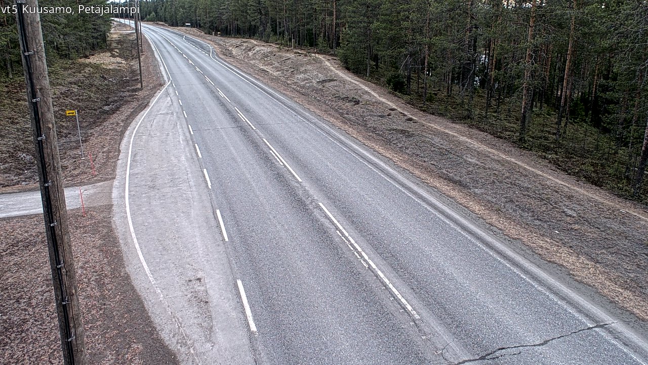 Kelikamerat Kuva Tie 5 Kuusamo, Petäjälampi, Kuusamo, Pohjois-Pohjanmaa