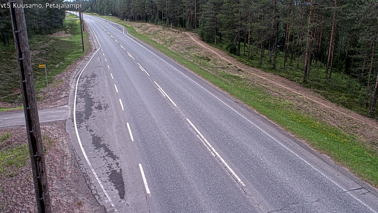 Kelikamerat Kuva Tie 5 Kuusamo, Petäjälampi, Kuusamo, Pohjois-Pohjanmaa