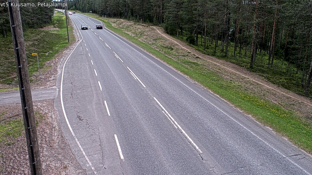 Kelikamerat Kuva Tie 5 Kuusamo, Petäjälampi, Kuusamo, Pohjois-Pohjanmaa