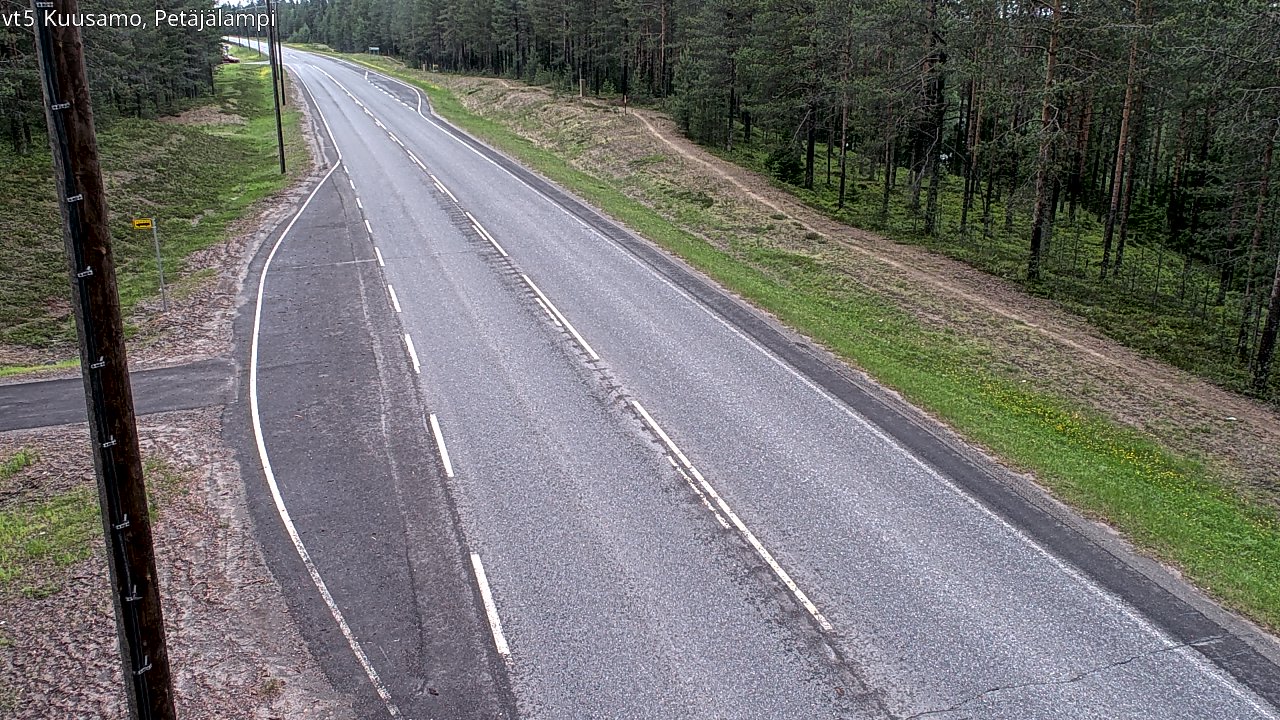 Kelikamerat Kuva Tie 5 Kuusamo, Petäjälampi, Kuusamo, Pohjois-Pohjanmaa