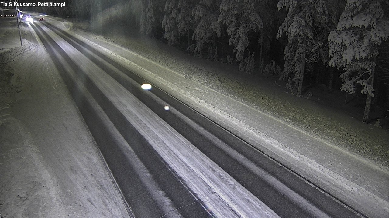 Kelikamerat Kuva Tie 5 Kuusamo, Petäjälampi, Kuusamo, Pohjois-Pohjanmaa