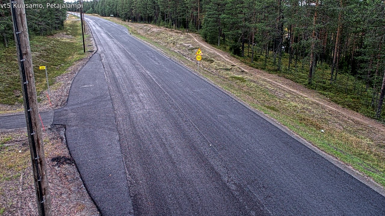 Kelikamerat Kuva Tie 5 Kuusamo, Petäjälampi, Kuusamo, Pohjois-Pohjanmaa