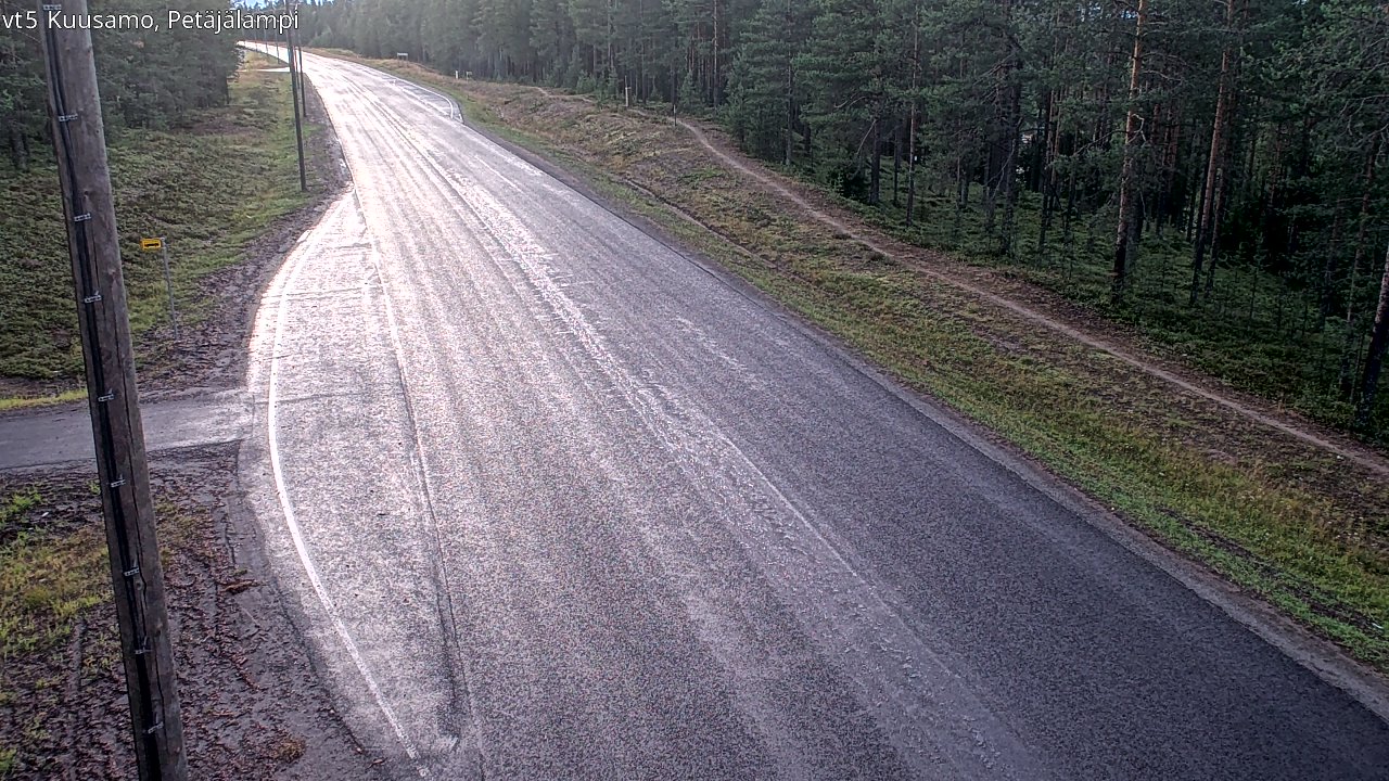 Kelikamerat Kuva Tie 5 Kuusamo, Petäjälampi, Kuusamo, Pohjois-Pohjanmaa