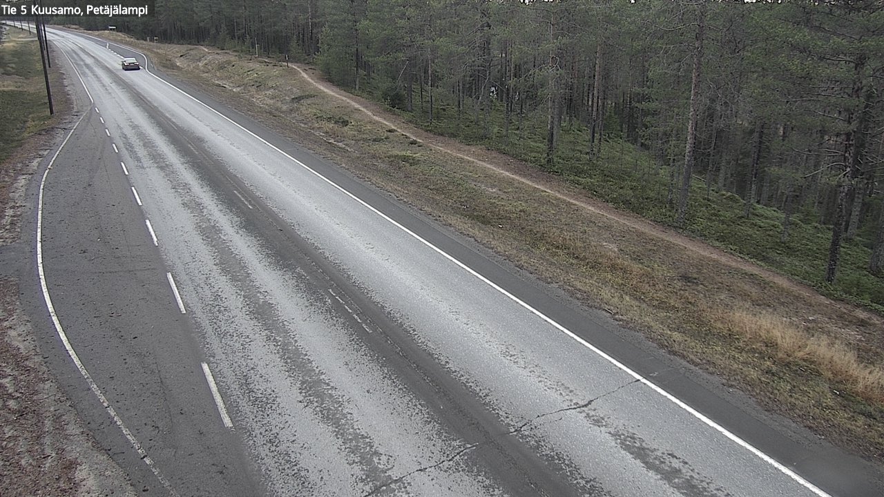 Kelikamerat Kuva Tie 5 Kuusamo, Petäjälampi, Kuusamo, Pohjois-Pohjanmaa