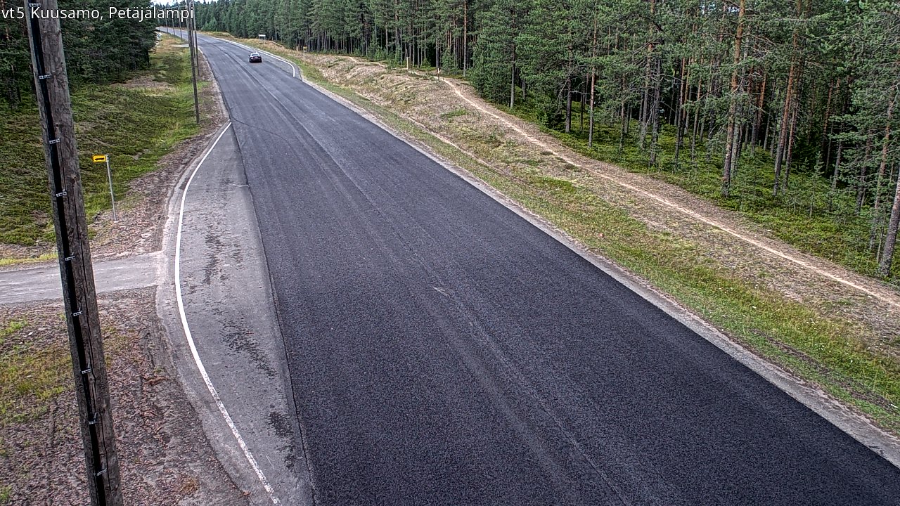 Kelikamerat Kuva Tie 5 Kuusamo, Petäjälampi, Kuusamo, Pohjois-Pohjanmaa