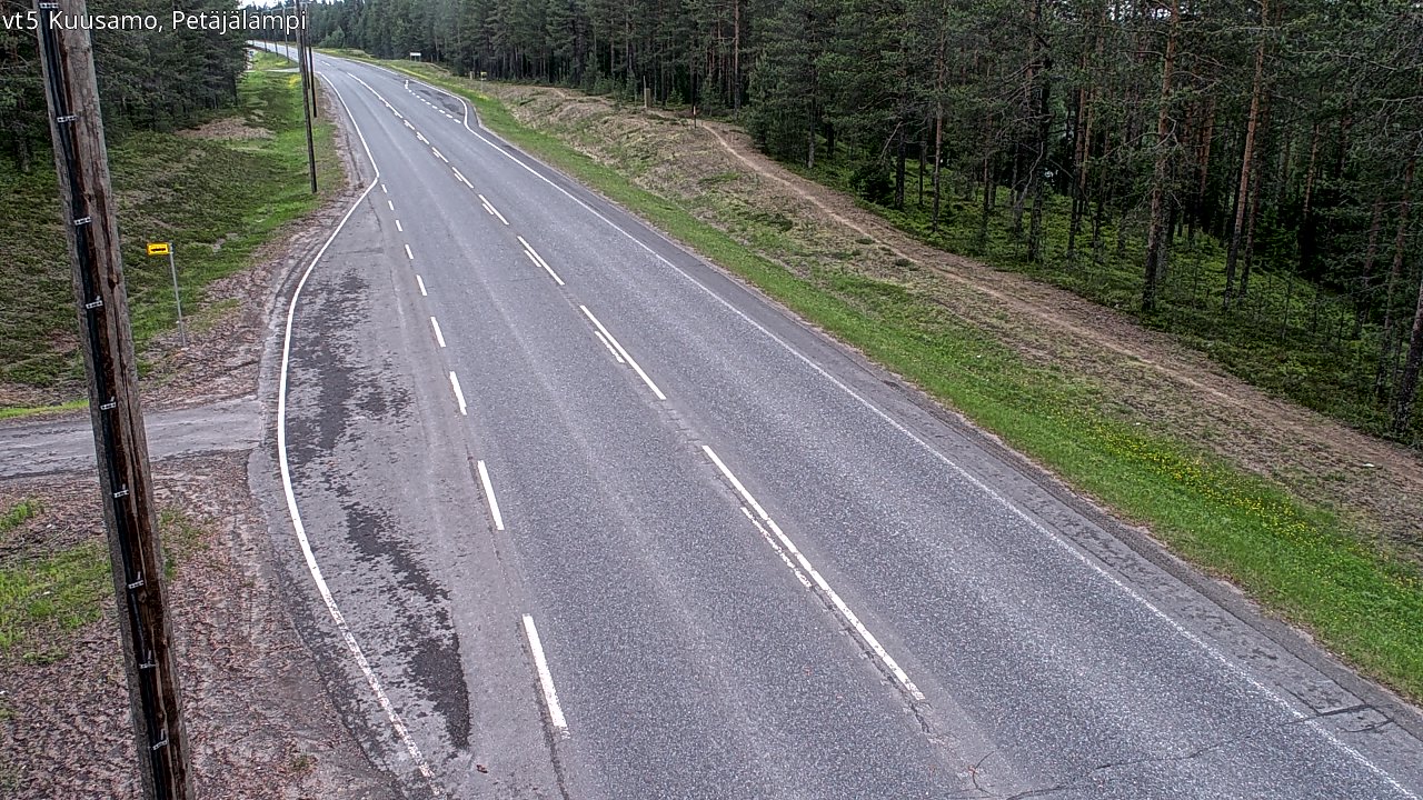 Kelikamerat Kuva Tie 5 Kuusamo, Petäjälampi, Kuusamo, Pohjois-Pohjanmaa