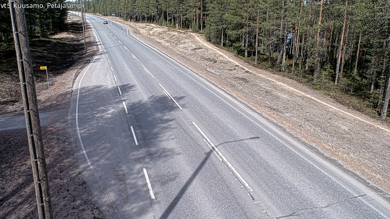Kelikamerat Kuva Tie 5 Kuusamo, Petäjälampi, Kuusamo, Pohjois-Pohjanmaa