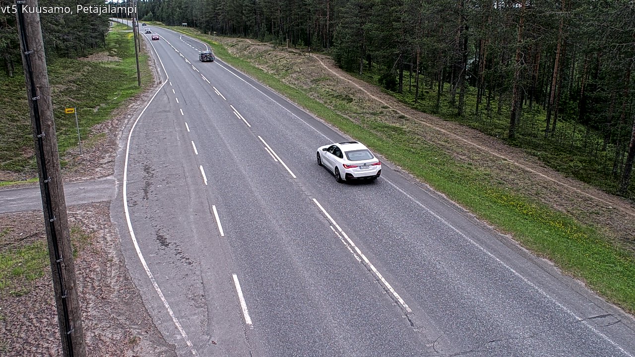 Kelikamerat Kuva Tie 5 Kuusamo, Petäjälampi, Kuusamo, Pohjois-Pohjanmaa