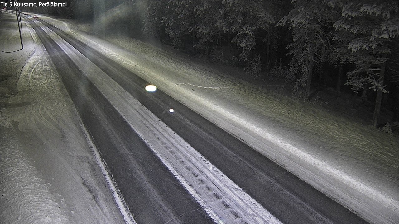 Kelikamerat Kuva Tie 5 Kuusamo, Petäjälampi, Kuusamo, Pohjois-Pohjanmaa