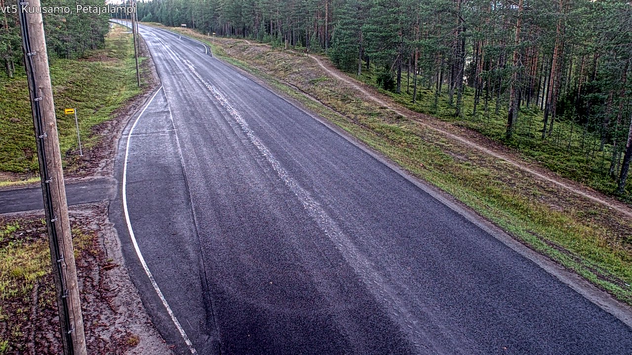 Kelikamerat Kuva Tie 5 Kuusamo, Petäjälampi, Kuusamo, Pohjois-Pohjanmaa