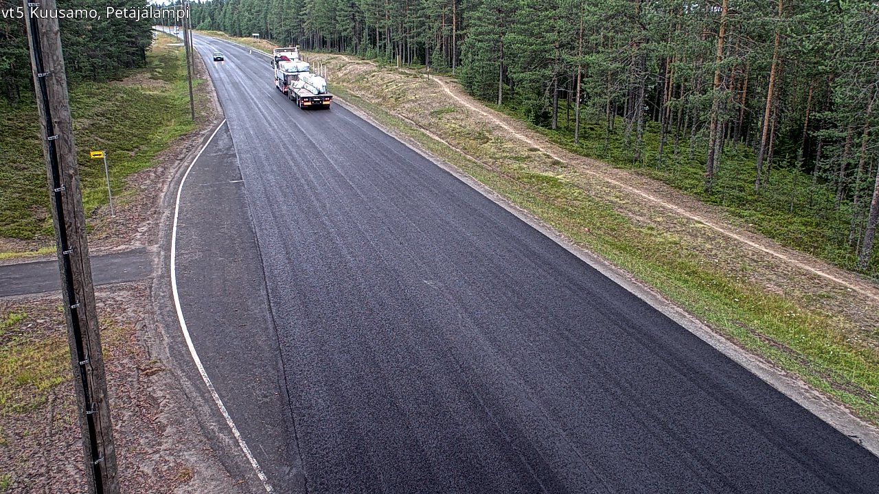 Kelikamerat Kuva Tie 5 Kuusamo, Petäjälampi, Kuusamo, Pohjois-Pohjanmaa