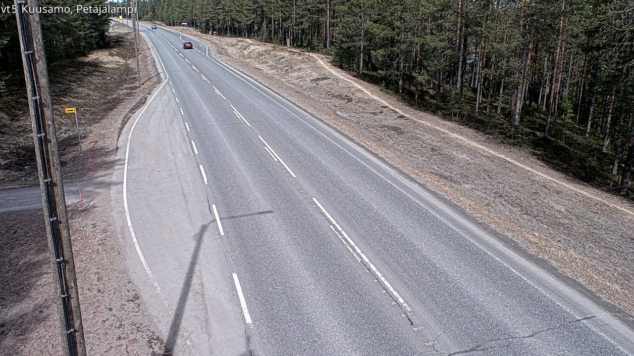 Kelikamerat Kuva Tie 5 Kuusamo, Petäjälampi, Kuusamo, Pohjois-Pohjanmaa