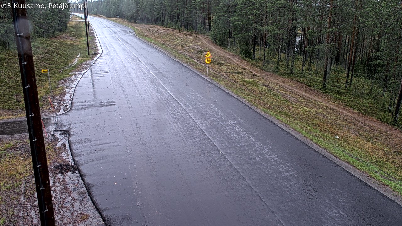 Kelikamerat Kuva Tie 5 Kuusamo, Petäjälampi, Kuusamo, Pohjois-Pohjanmaa