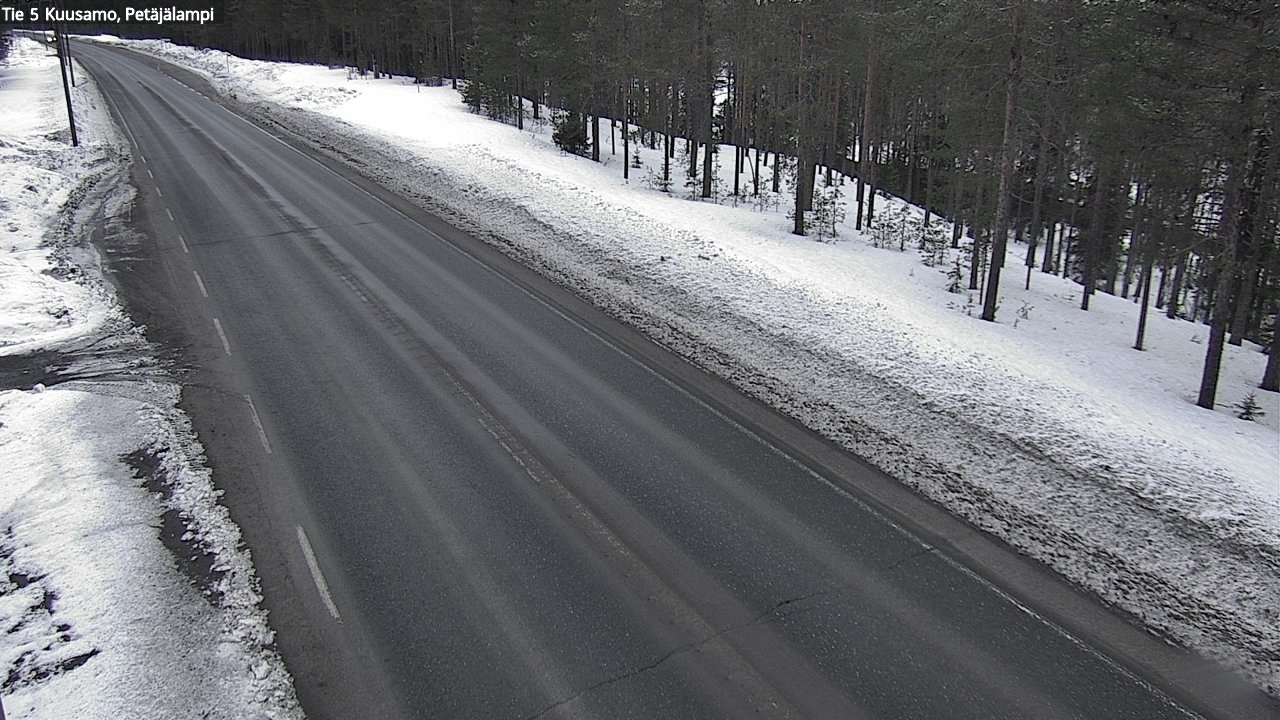 Kelikamerat Kuva Tie 5 Kuusamo, Petäjälampi, Kuusamo, Pohjois-Pohjanmaa