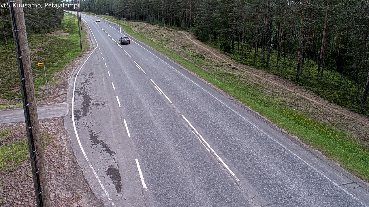 Kelikamerat Kuva Tie 5 Kuusamo, Petäjälampi, Kuusamo, Pohjois-Pohjanmaa