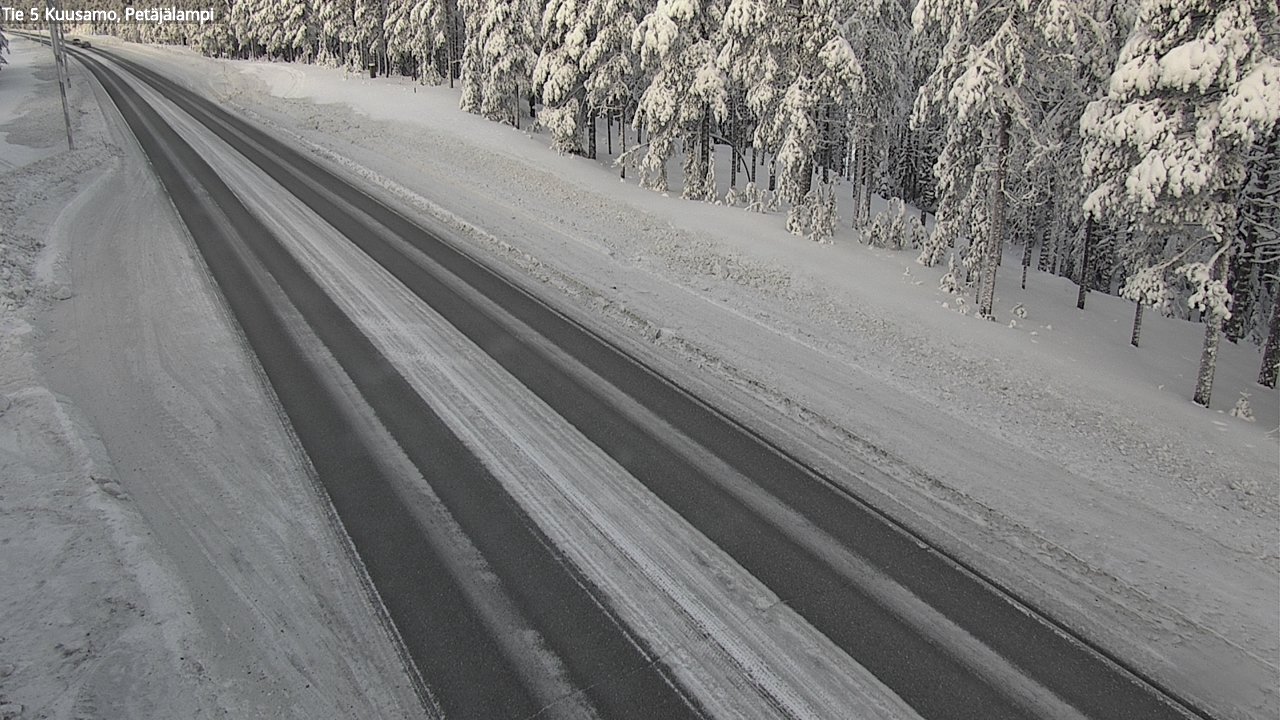 Kelikamerat Kuva Tie 5 Kuusamo, Petäjälampi, Kuusamo, Pohjois-Pohjanmaa