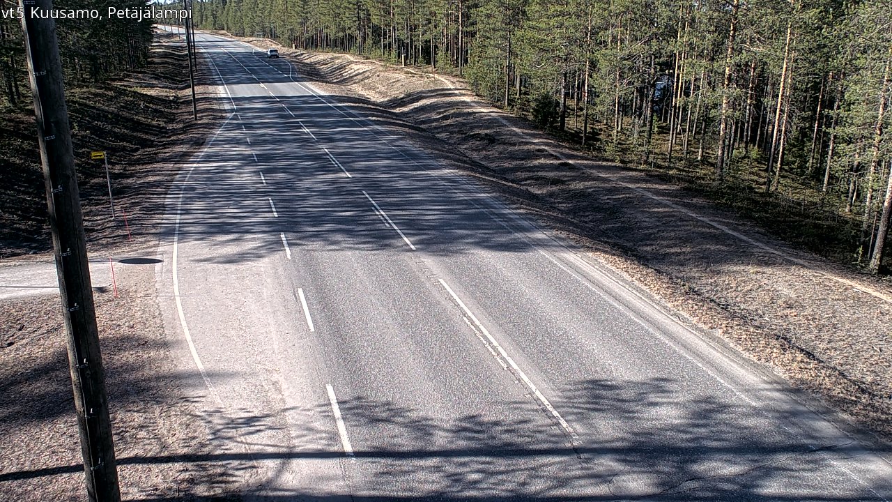 Kelikamerat Kuva Tie 5 Kuusamo, Petäjälampi, Kuusamo, Pohjois-Pohjanmaa