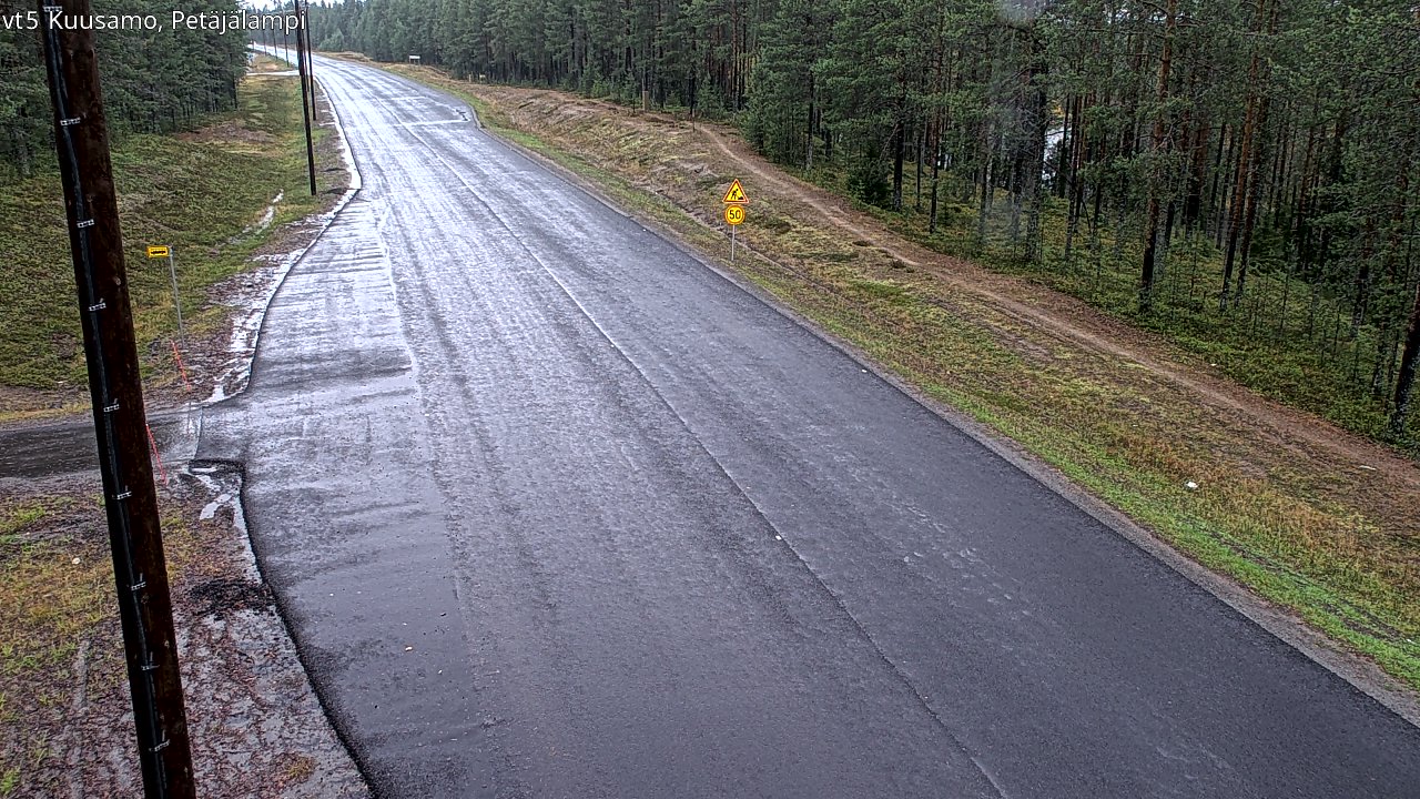 Kelikamerat Kuva Tie 5 Kuusamo, Petäjälampi, Kuusamo, Pohjois-Pohjanmaa